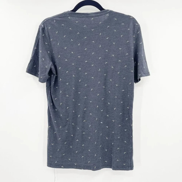 Calliope Men's Navy Blue Short Sleeve T Shirt With Hangers Size S - Picture 2 of 3